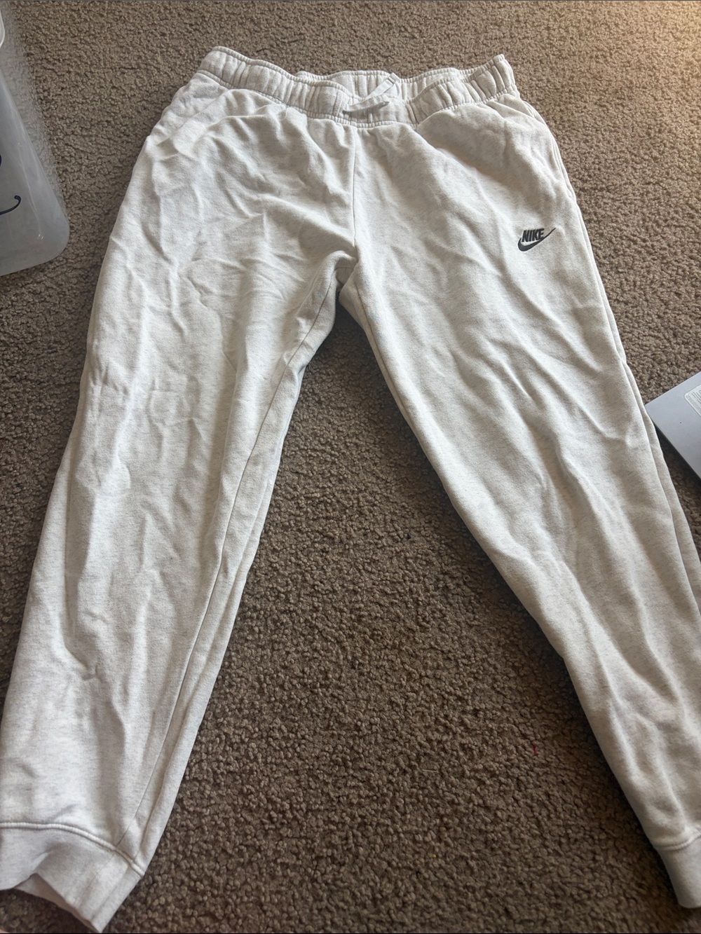 B73 Women’s Lg G/W Joggers w Embroidered Logo, Pilling as Pictured